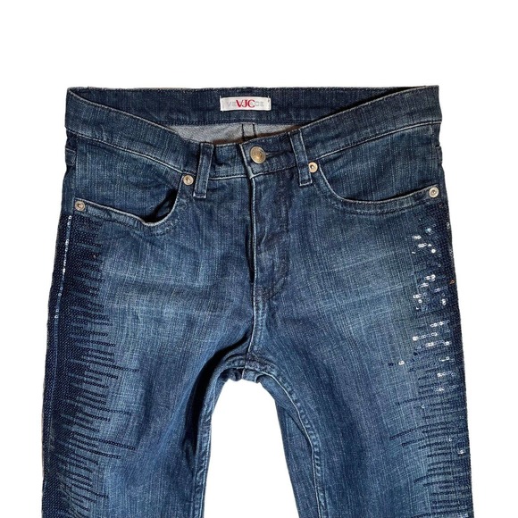 Versace Jeans‎ Couture Y2K Sequin Accent Size 26 • 40 - Picture 3 of 8